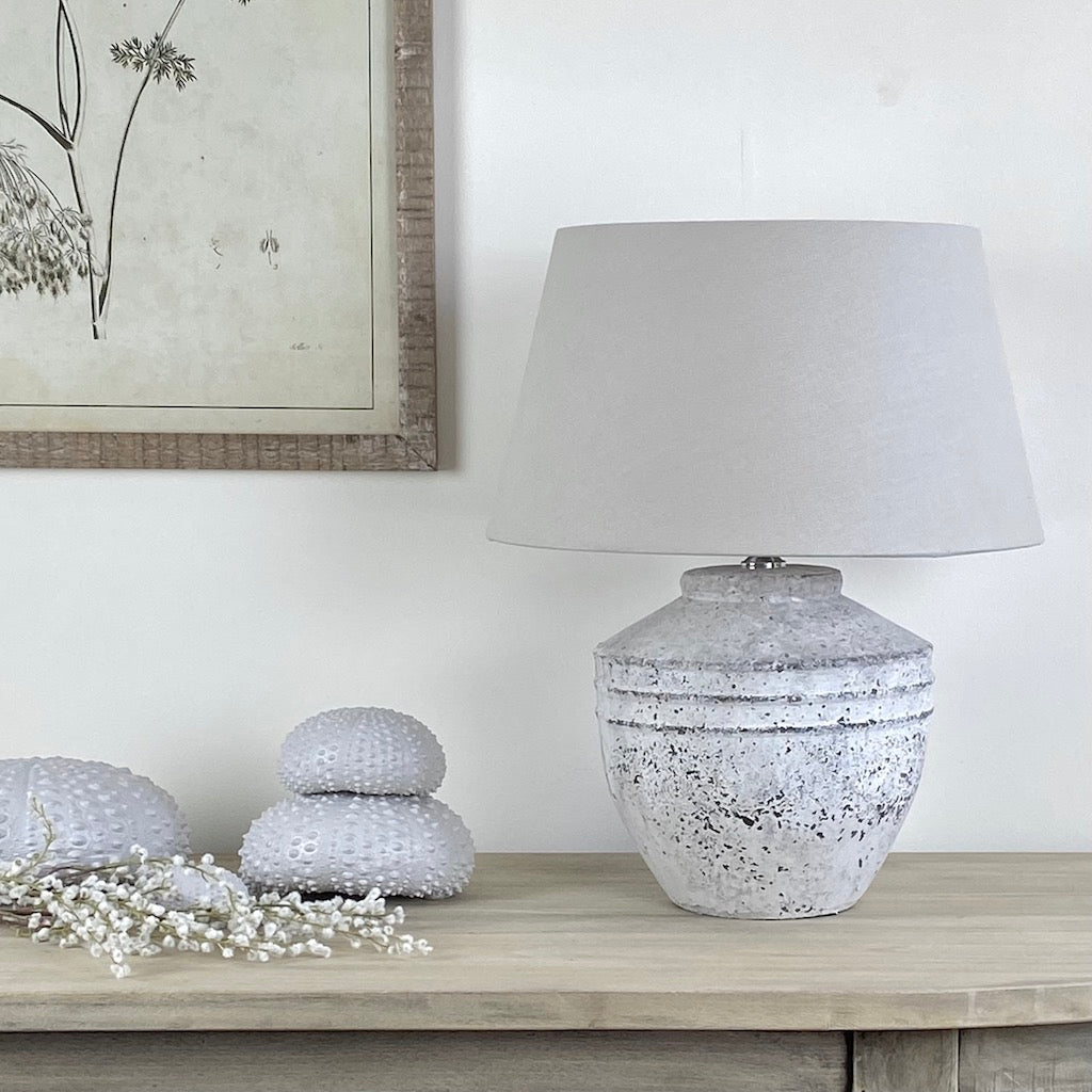 Concrete Grey Table Lamp