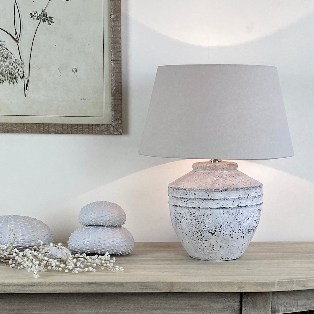 Concrete Grey Table Lamp