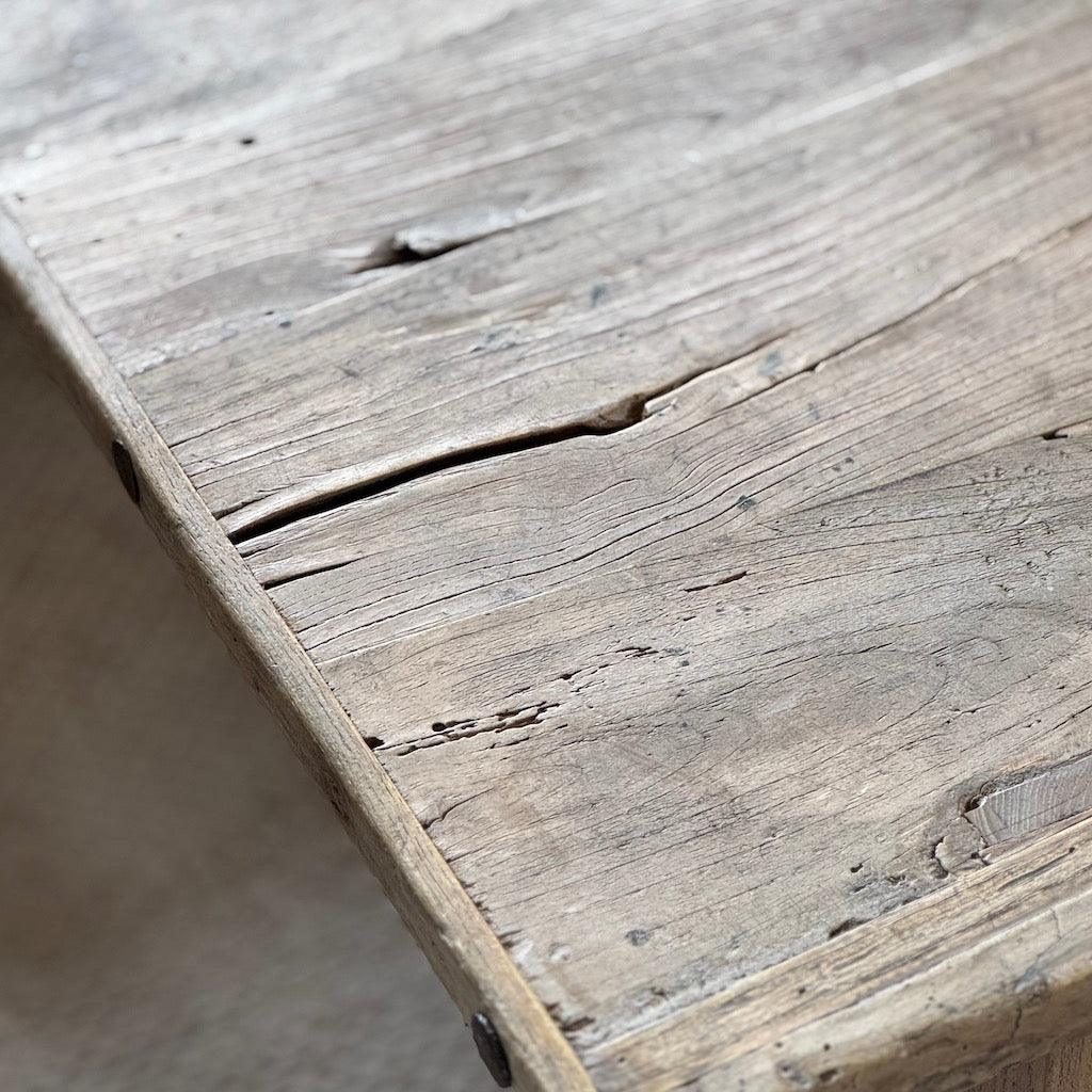 Vintage Reclaimed Wooden Small Coffee Table