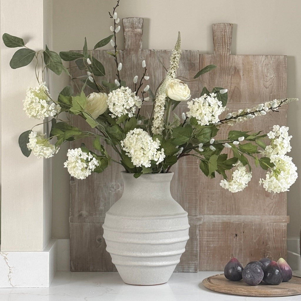 Faux Foraged Springtime Arrangement