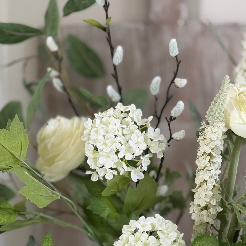 Faux Foraged Springtime Arrangement