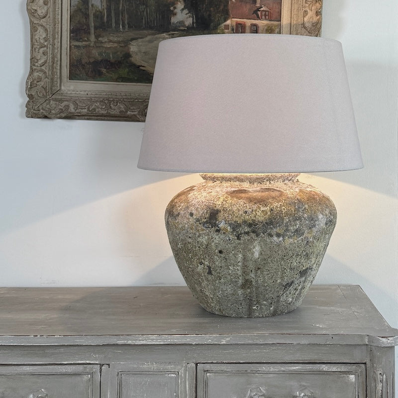 Rustic Aged Finish Table Lamp (IS020)