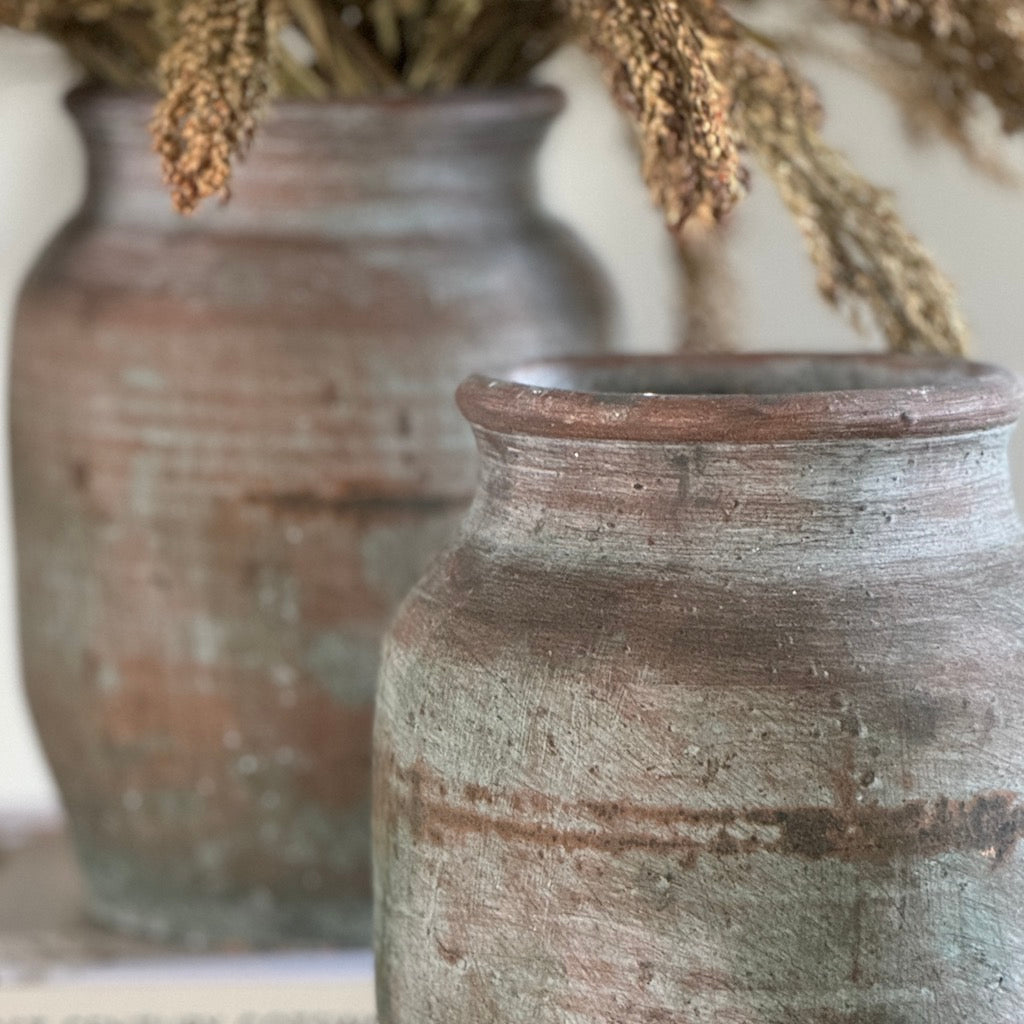 Vintage Style Terracotta Vase