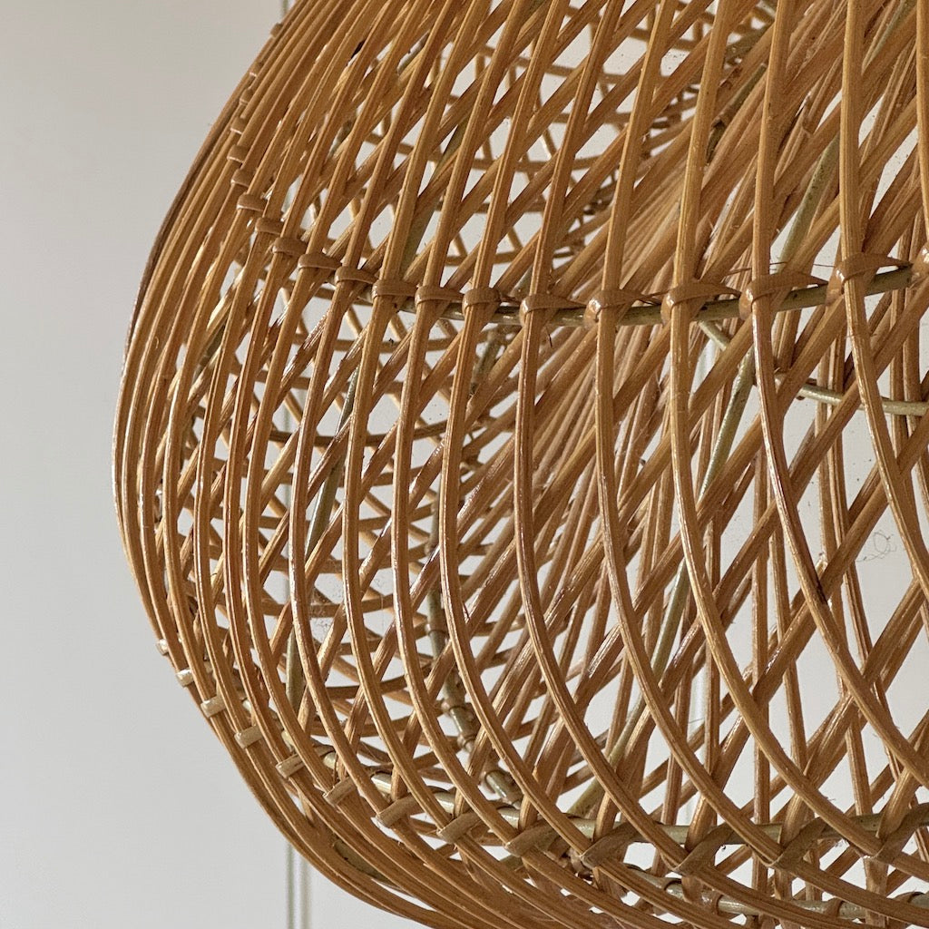 Natural Rattan Cloud Pendant Shade