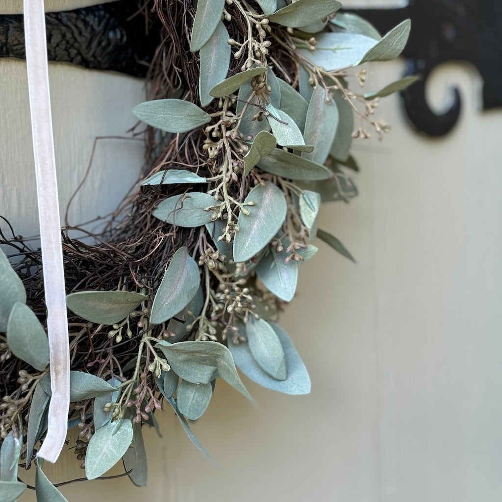 Faux Eucalyptus Wreath