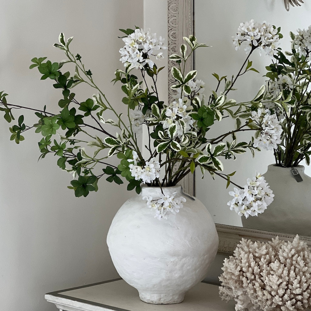 Faux Crisp Green Blossom Bouquet 