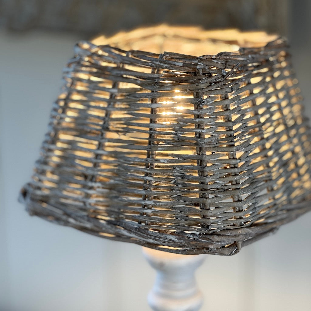 wicker lamp shade square