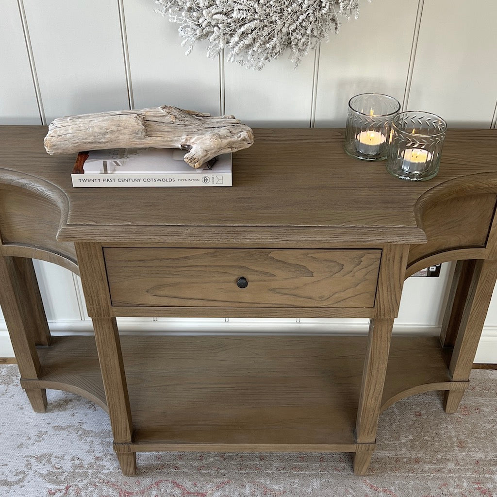 Oak Sofa Table Carrie