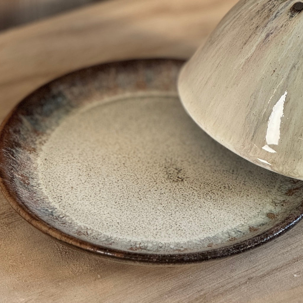 Handmade Butter Dish Jug and Sugar Pot