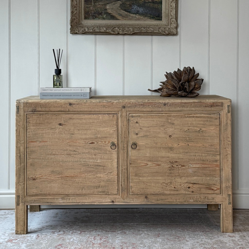 Reclaimed Vintage 2 Door Natural Sideboard