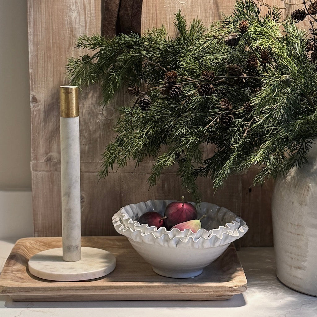 Marble Kitchen Roll Holder