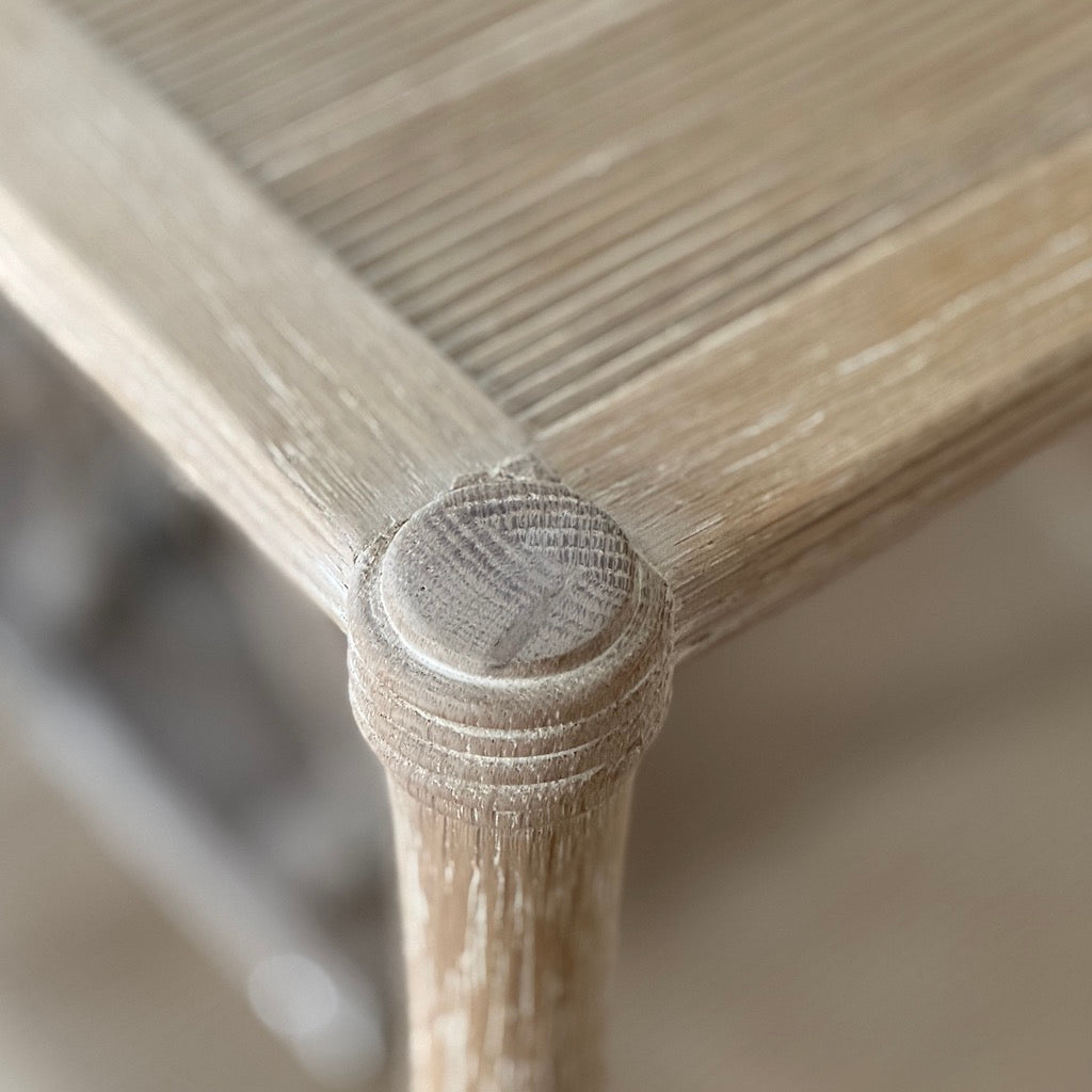 Oak 3 Tier Console Table