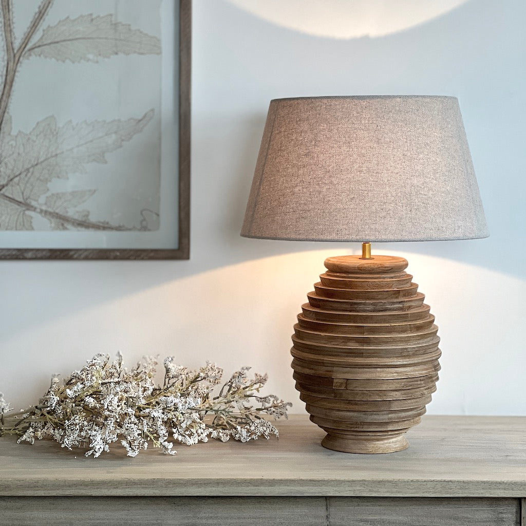 Keystone Wooden Table Lamp