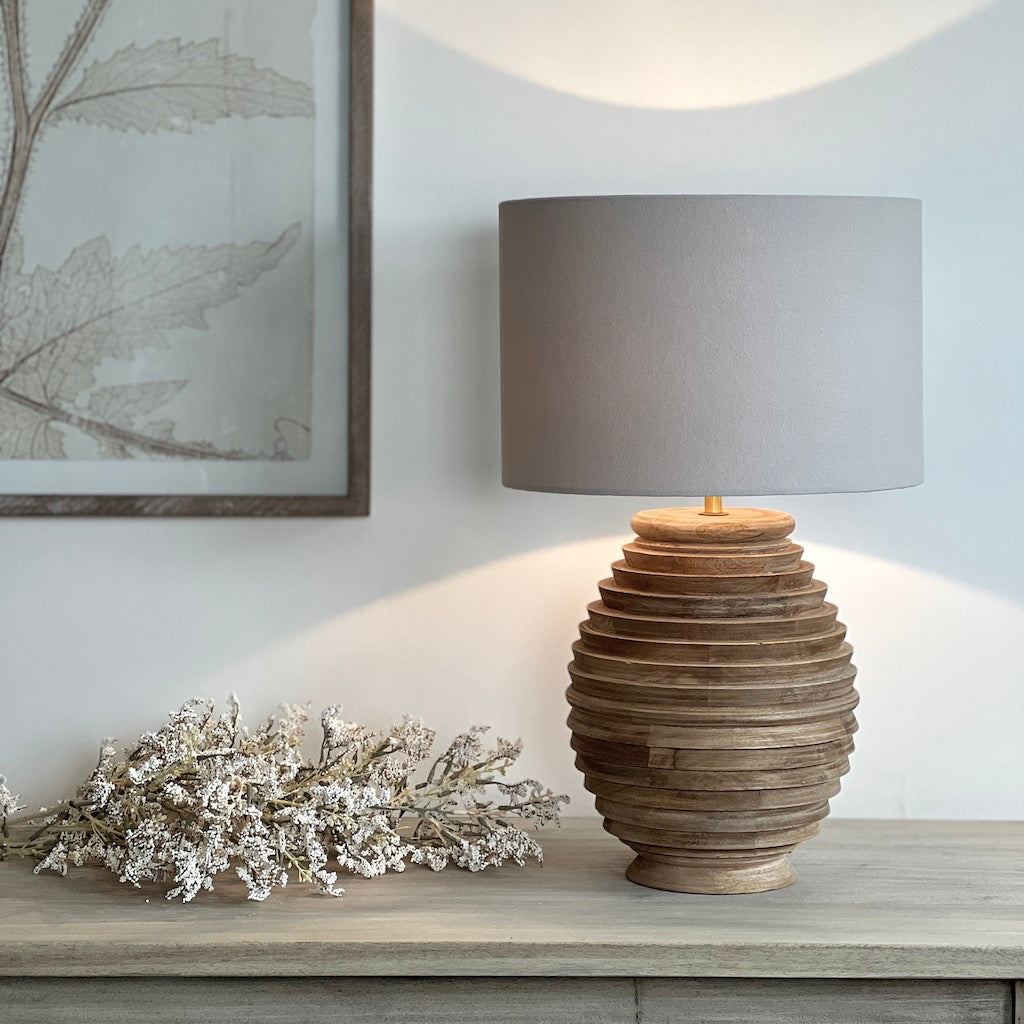 Keystone Wooden Table Lamp