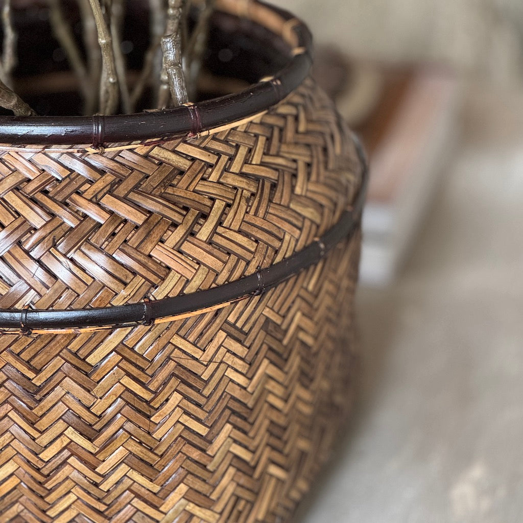 Woven Rattan Basket