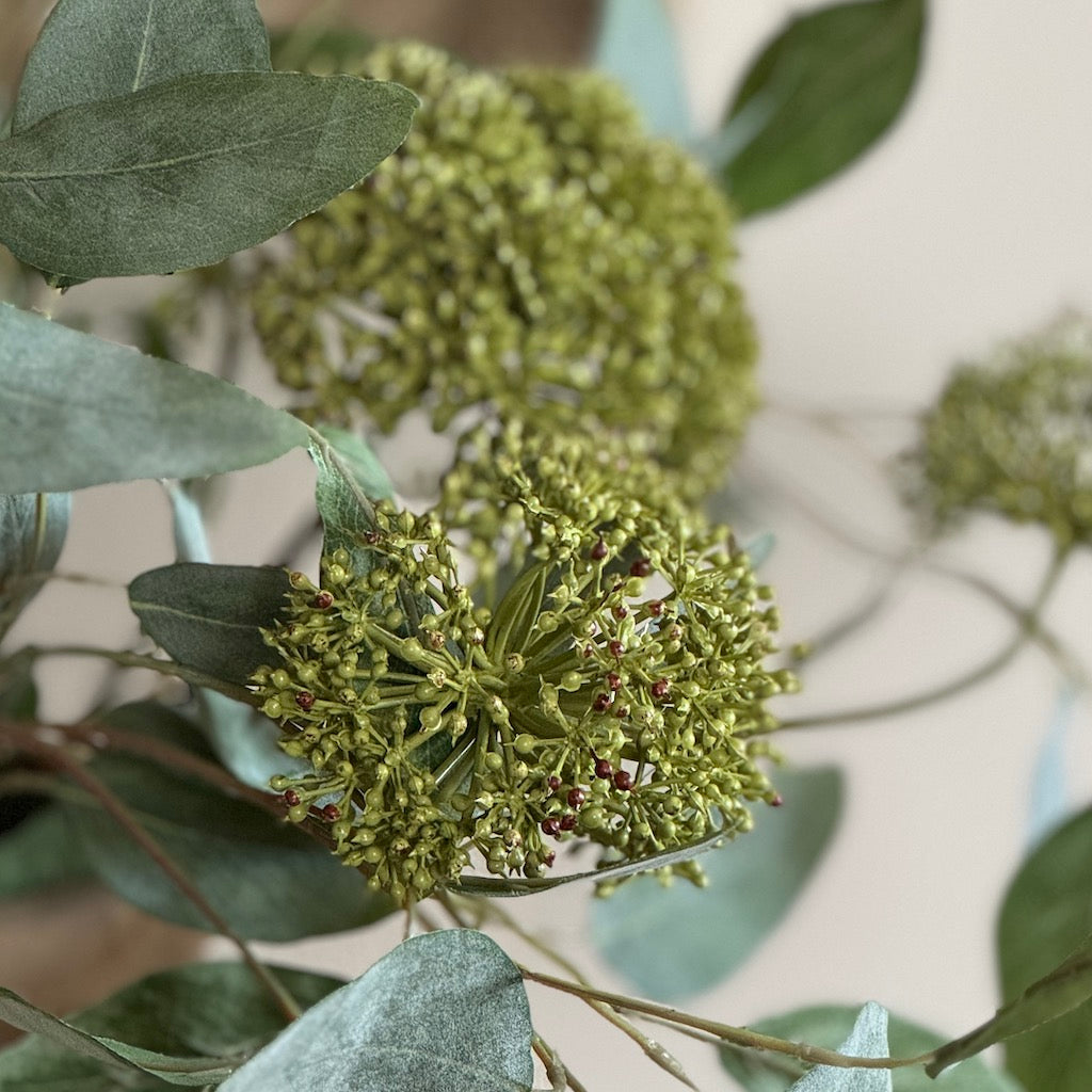 Faux Angelica Seed Head Stem