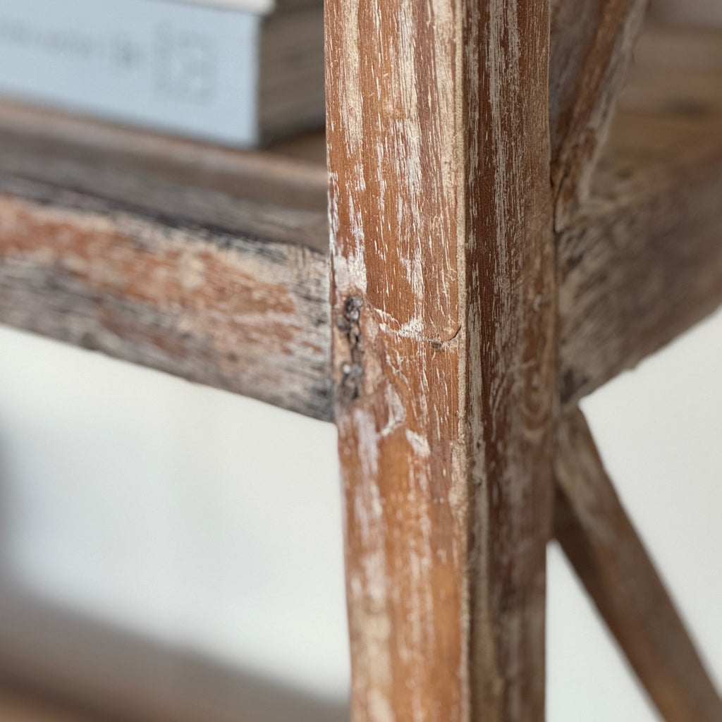 Reclaimed Teak Wooden Shelving Rack