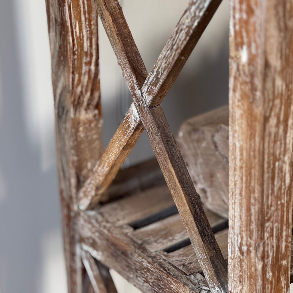 Reclaimed Teak Wooden Shelving Rack