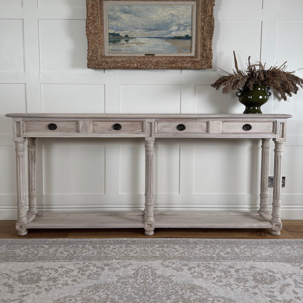 Imperial 2 Drawer Wooden Console Table