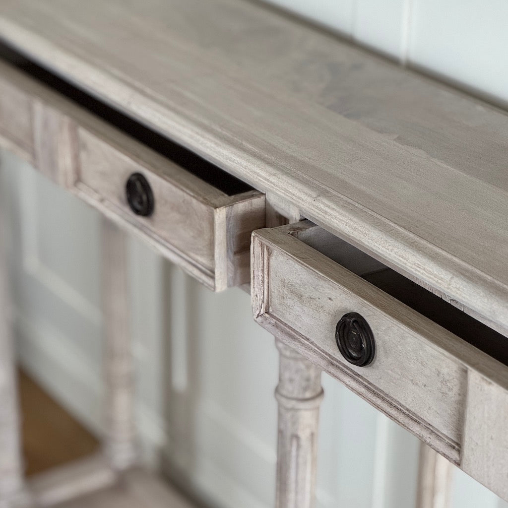 Imperial 2 Drawer Wooden Console Table