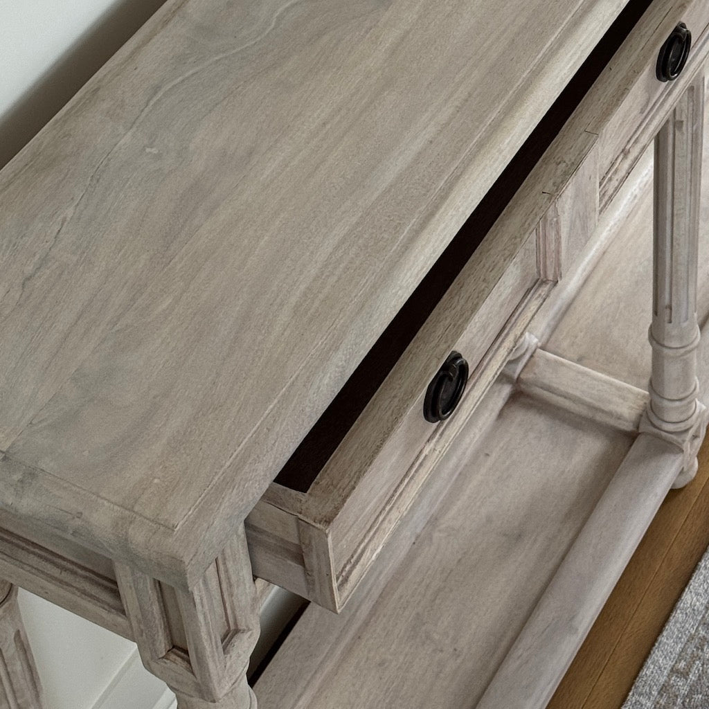 Imperial 2 Drawer Wooden Console Table