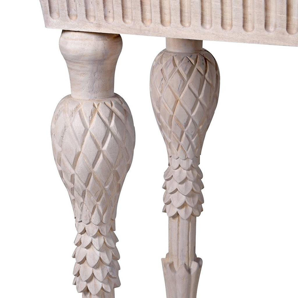 Imperial Pineapple Front Console Table